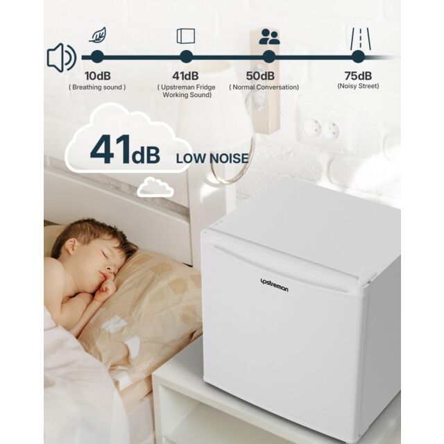 Upstreman FR17-WHITE 46L Table Top Fridge