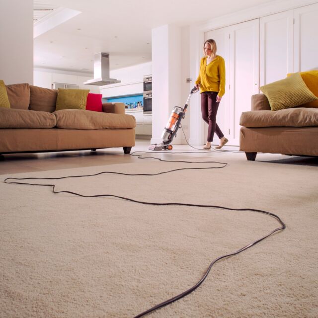 Vax U85-AS-BE Upright Corded Bagless Vacuum - Orange/Grey