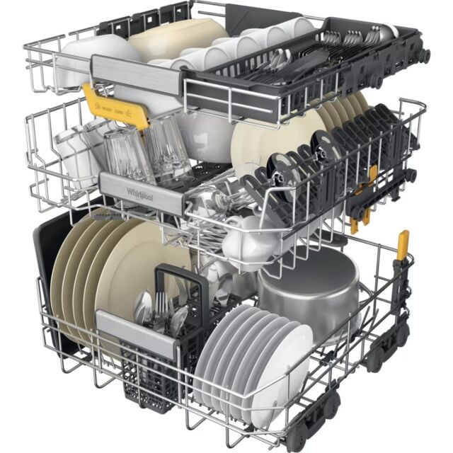 Whirlpool W8IHF58TU Integrated W8I HF58 TU UK Built In 14 Place Setting Dishwasher