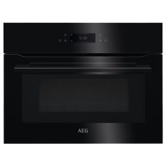 AEG KMK768080B Black Built-In Combi Microwave Oven