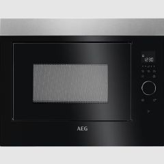 AEG MBE2658SEM S/Steel Fully Built-in / Built-under 26lt Microwavel. Rotary Control With Touch on Gl