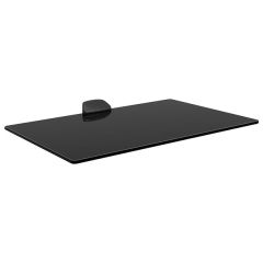 Barkan E85G+.B Black A/V Glass Shelf (Up10kg)