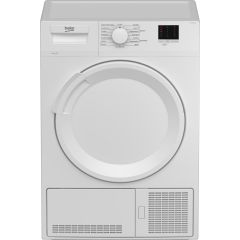 Beko DTLCE80041W 8kg Condenser Tumble Dryer - White - B Energy Rated