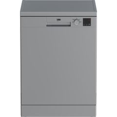 Beko DVN04X20S Silver Freestanding 60Cm Dishwasher 12.9Ltrs Water Consumption