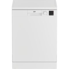 Beko DVN05C20W Full Size Dishwasher - White - E Energy Rated