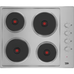 Beko HIBE64101X S/Steel Solid Plate Hob