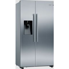 Bosch KAD93AIERG Brushed Steel H178.7 W90.8 Sbs, Plumbed For Ice And Water, Nofrost, Multiairflow, 2