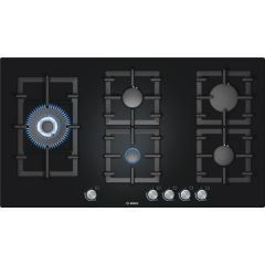 Bosch PPS9A6B90 Black/Glass Gas Hob 