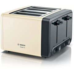 Bosch TAT4P447GB Cream 4 Slot Toaster - Cream