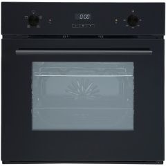 Cata CUL57PGBK.2 Black Glass 60cm Black True Fan 54L Oven With Programmer
