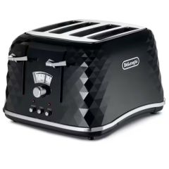 Delonghi CTJ4003.BK Brillante 4 slice toaster Black