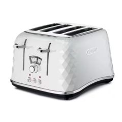 Delonghi CTJ4003.W Brillante 4 slice toaster White