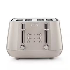 Delonghi CTY4003.BG Beige Eclettica 4 Slice Toaster