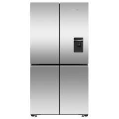 Fisher + Paykel RF605QNUVX1 F&P Rf605qnuvx1 179H 90.5W 68.8D Quad Door Frost Free Fridge Freezer - S
