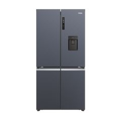 Haier HCR5919EHMB 90cm Freestanding American Fridge Freezer - Brushed Black