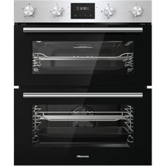 Hisense BID75211XUK 59.4Cm Built In Electric Double Under Oven - Stainless Steel