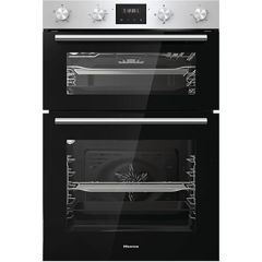 Hisense BID95211XUK 59.4cm Built In Electric Double Oven - Stainless Steel