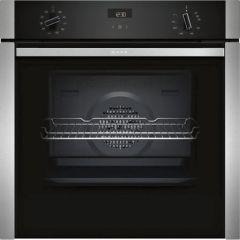 Neff B3ACE4HN0B S/Steel Built In Single Oven (Series N50 - Slide+Hide®) 