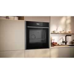 Neff B54CR31G0B Black with Grap Electronic, 3.7" Full Touch TFT Display, Circotherm, 14 functions, R