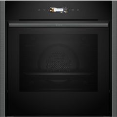 Neff B54CR71G0B Black with Grap Electronic, 3.7" Full Touch TFT Display, Circotherm, 14 Functions, 