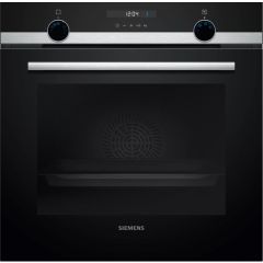 Siemens HB535A0S0B Black + Steel Built-In Single Oven