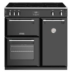 Stoves RICHMOND_444444445 Black 90Cm Electric Range Cooker With Induction Hob