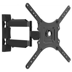TTAP TTD202DAEX Black Double Arm, Tilt -8 - +5°, Swivels 90°, Ext 500Mm, Wgt 35Kg, 17" To 55"
(Above