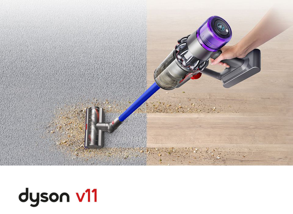 Dyson V11 Cordless Stick Vacuum in use