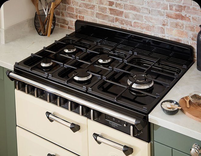 Rangemaster gas hob details