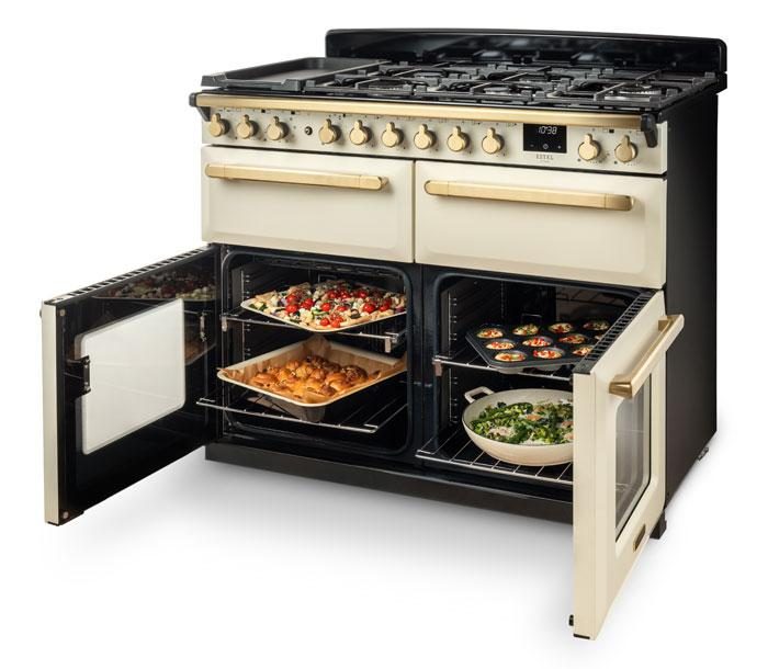 Official Estel Deluxe demonstrating its oven layout